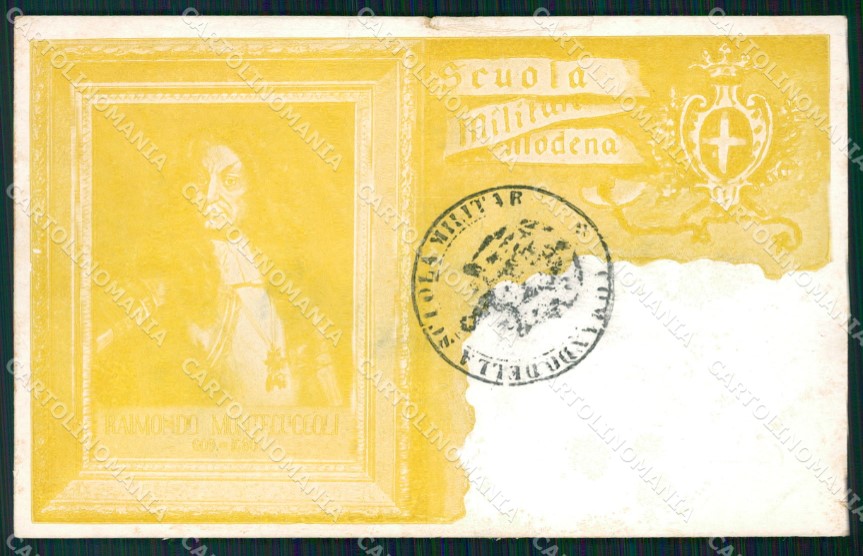 Militari Scuola Militare di Modena Montecuccoli STRAPPINI cartolina XF0802 – fronte