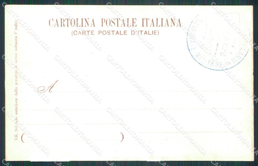 Militari 24º Reggimento Fanteria Gaeta ABRASA cartolina XF0820 – retro