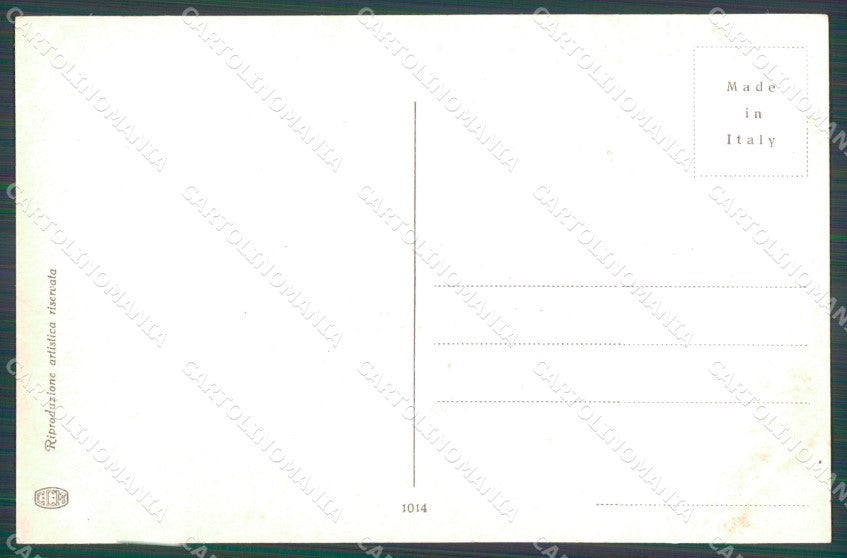 Militari Propaganda WWI Bersaglieri cartolina XF0961 – retro
