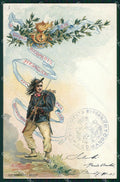 Militari IV Reggimento Bersaglieri 26º Battaglione Parilli cartolina XF0965 – fronte