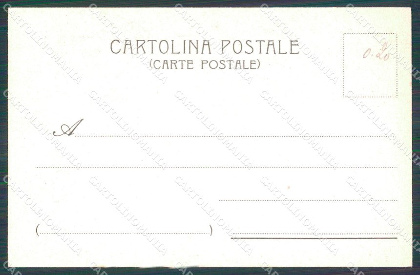 Militari IV Reggimento Bersaglieri Parilli cartolina XF0966 – retro