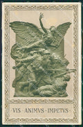 Militari IV Reggimento Bersaglieri Ciclisti Ceragioii cartolina XF0967 – fronte