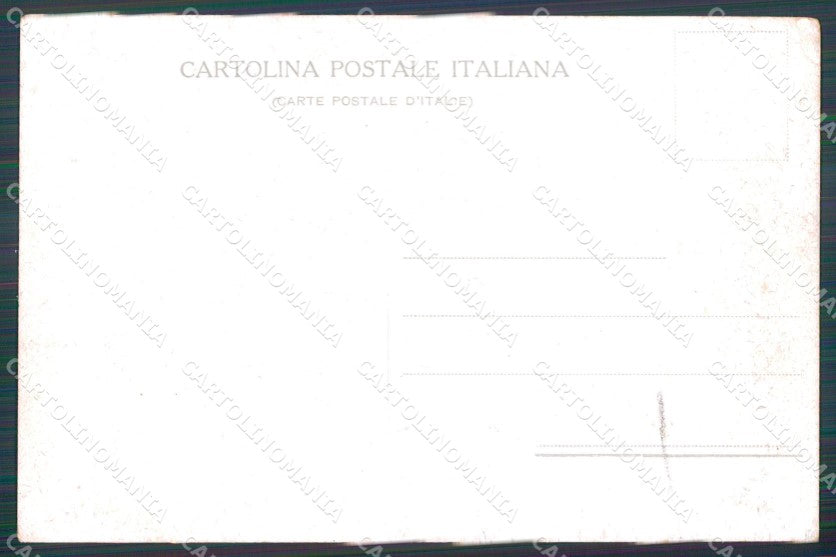 Militari VIII XIII Reggimento VI Brigata Bersaglieri PIEGHE cartolina XF0978 – retro