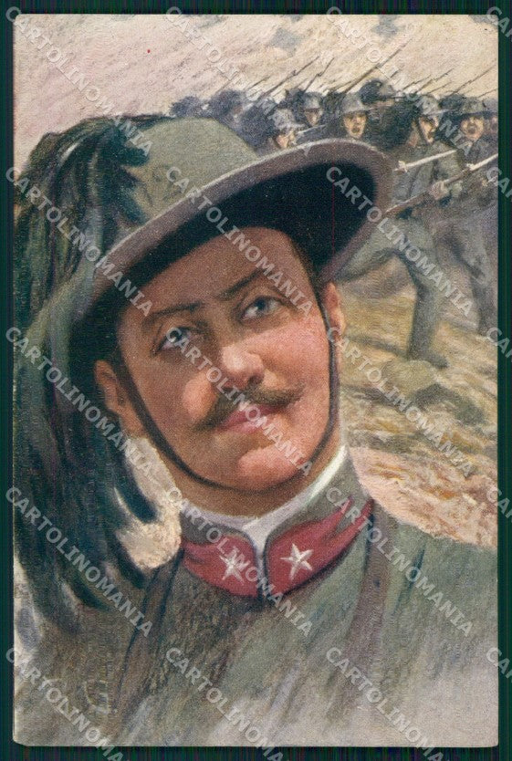 Militari Propaganda Bersaglieri GG cartolina XF0989 – fronte
