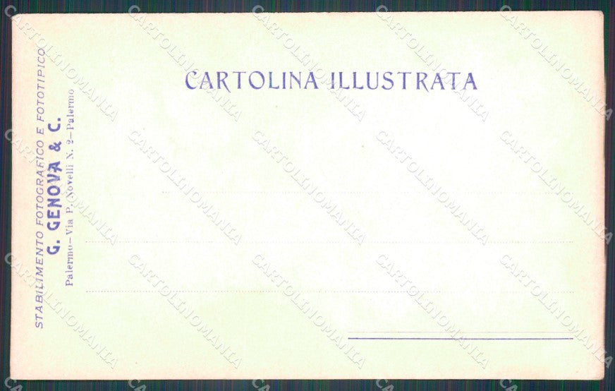Militari IX Reggimento Bersaglieri Compagnia Ciclisti cartolina XF1033 – retro