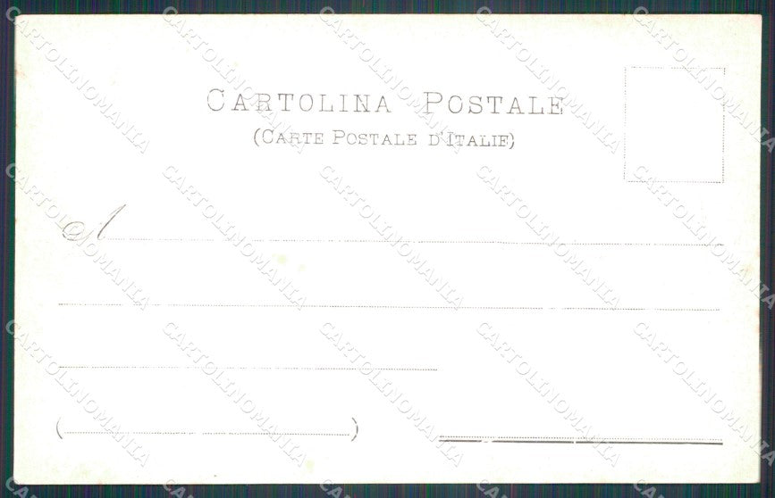Militari 10º Battaglione Bersaglieri 1852 1902 cartolina XF1036 – retro