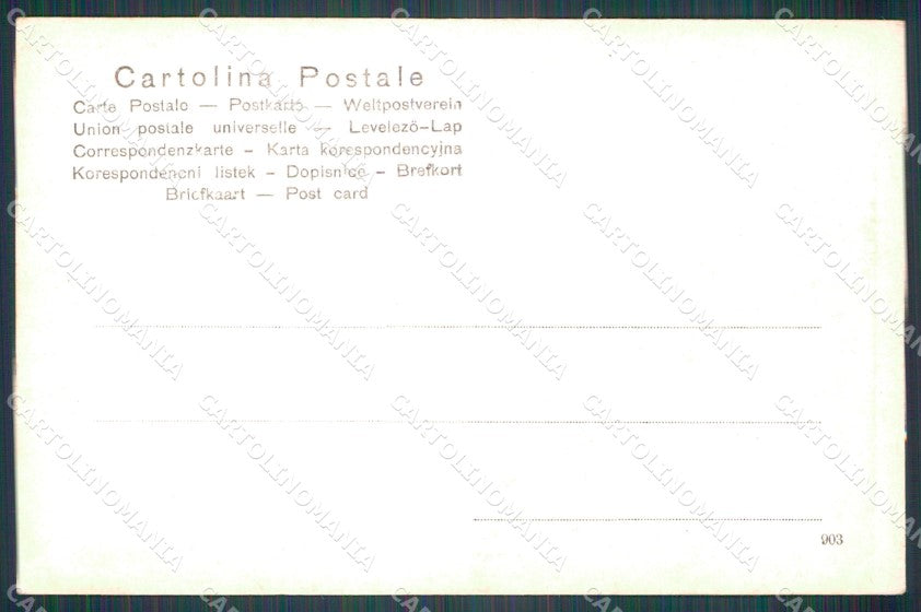 Militari VI Reggimento Bersaglieri Alessandro La Marmora cartolina XF1041 – retro