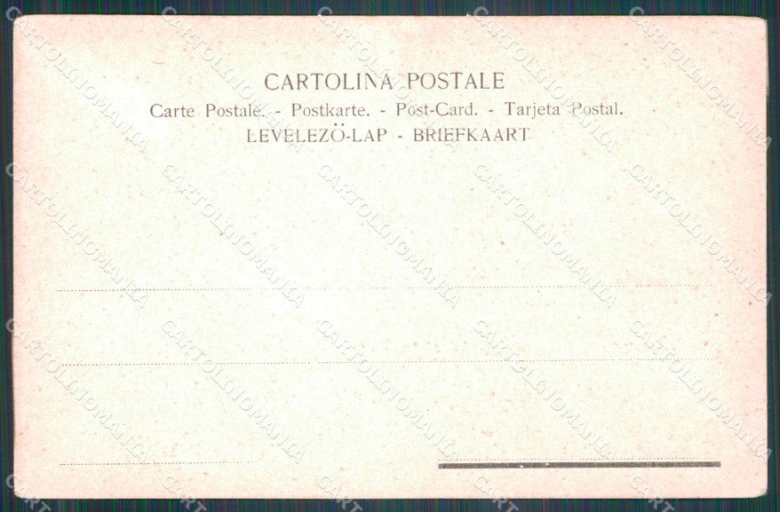 Militari VI Reggimento Bersaglieri Monte Vento La Marmora cartolina XF1049 – retro