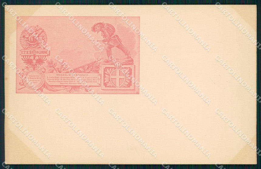Militari I Reggimento Bersaglieri Palestro cartolina XF1062 – fronte