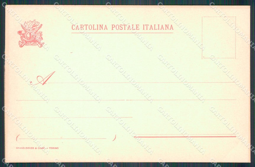 Militari I Reggimento Bersaglieri Palestro cartolina XF1068 – retro