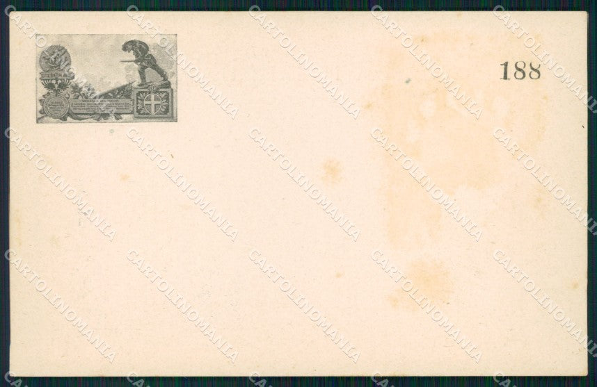 Militari I Reggimento Bersaglieri Palestro cartolina XF1069 – fronte