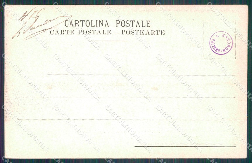 Militari 28º Batt Bersaglieri Gela Santa Cristina Accampamento cartolina XF1079 – retro