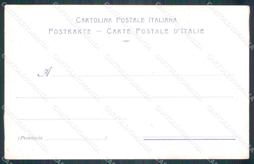 Militari VII Reggimento Bersaglieri Compagnia Ciclisti cartolina XF1088 – retro