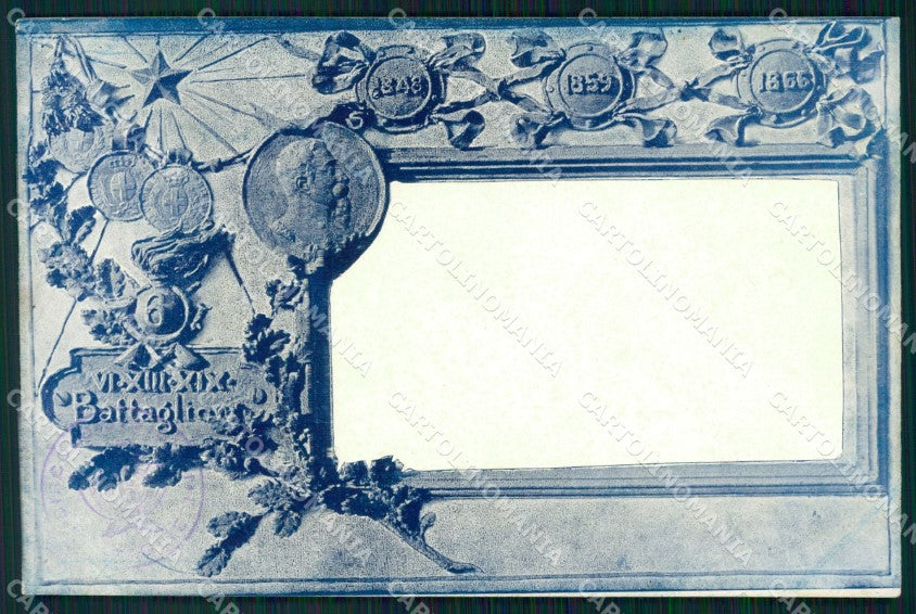 Militari VI Reggimento Bersaglieri Passaggio Sesia 1906 cartolina XF1095 – fronte