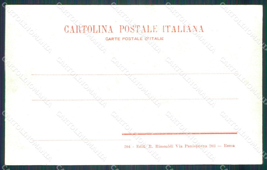 Militari III Reggimento Bersaglieri Fanfara cartolina XF1129 – retro