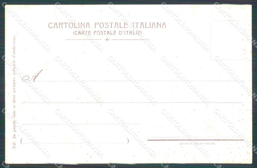 Militari VII Reggimento Bersaglieri Ciclisti cartolina XF1181 – retro