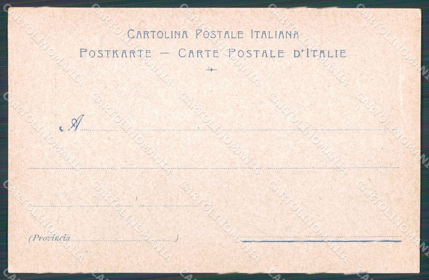 Militari VII Reggimento Bersaglieri Compagnia Ciclisti cartolina XF1184 – retro