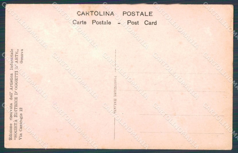 Militari Propaganda WWI Bersaglieri Savoia Foto cartolina XF1204 – retro