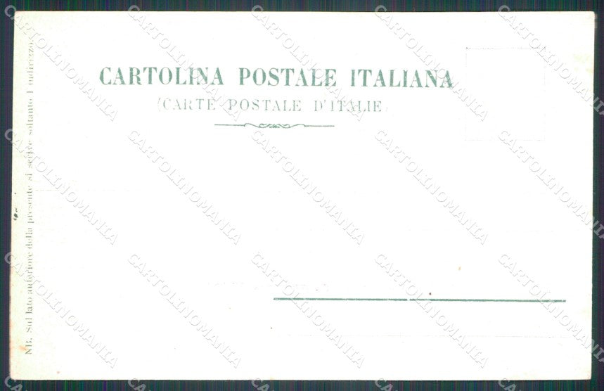 Militari I Reggimento Bersaglieri I VII IX Battaglione Spoleto cartolina XF1222 – retro