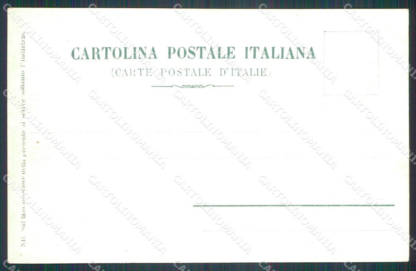 Militari I Reggimento Bersaglieri I VII IX Battaglione Spoleto cartolina XF1223 – retro