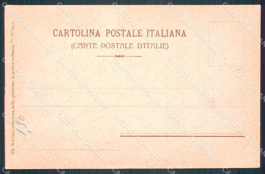 Militari I Reggimento Bersaglieri I VII IX Battaglione Spoleto cartolina XF1224 – retro