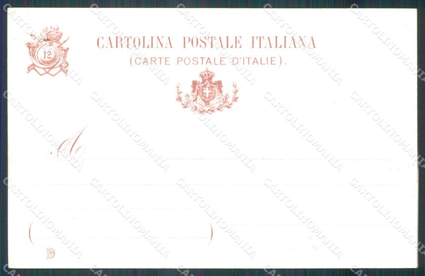 Militari 12º Regg Bersaglieri 21º 23º 36º Batt Ancona cartolina XF1234 – retro