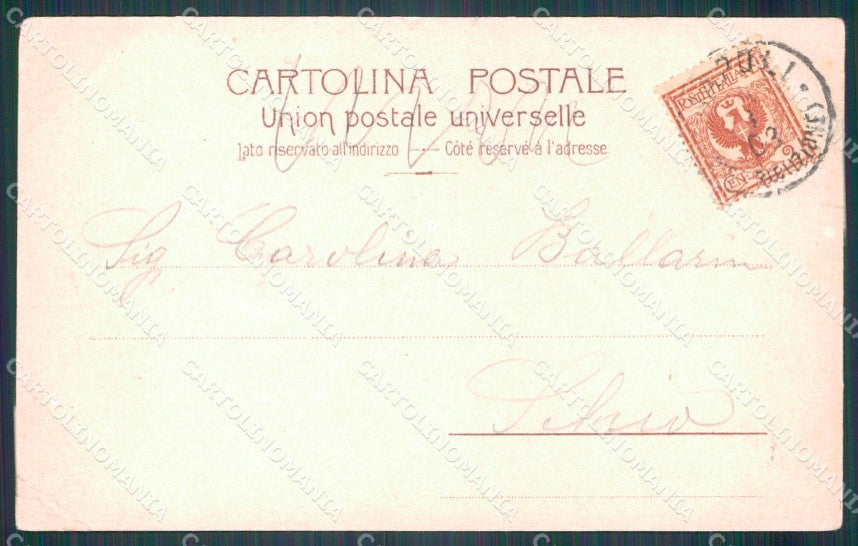Militari VIII Reggimento Bersaglieri III V 12º Batt PIEGHINE cartolina XF1248 – retro