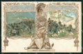 Militari III Reggimento Bersaglieri Borgo Levico Roma PIEGA cartolina XF1262 – fronte