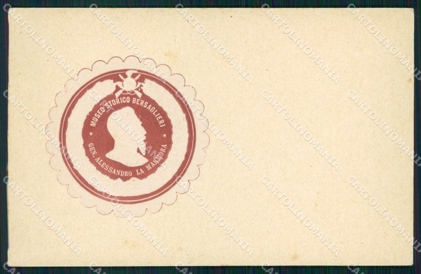Militari Museo Bersaglieri La Marmora Rilievo cartolina XF1266 – fronte