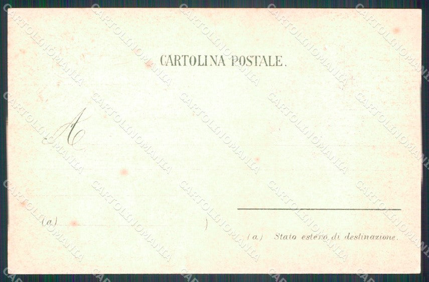 Militari VII Battaglione Bersaglieri Palestro cartolina XF1302 – retro