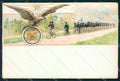 Militari 11º Reggimento Bersaglieri Ciclisti cartolina XF1308 – fronte