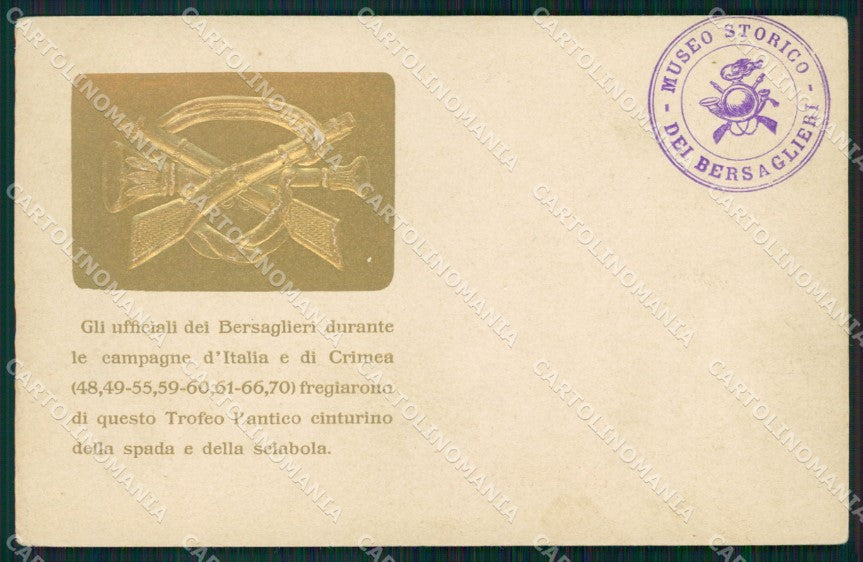 Militari Campagne D'Italia Crimea Bersaglieri cartolina XF1321 – fronte