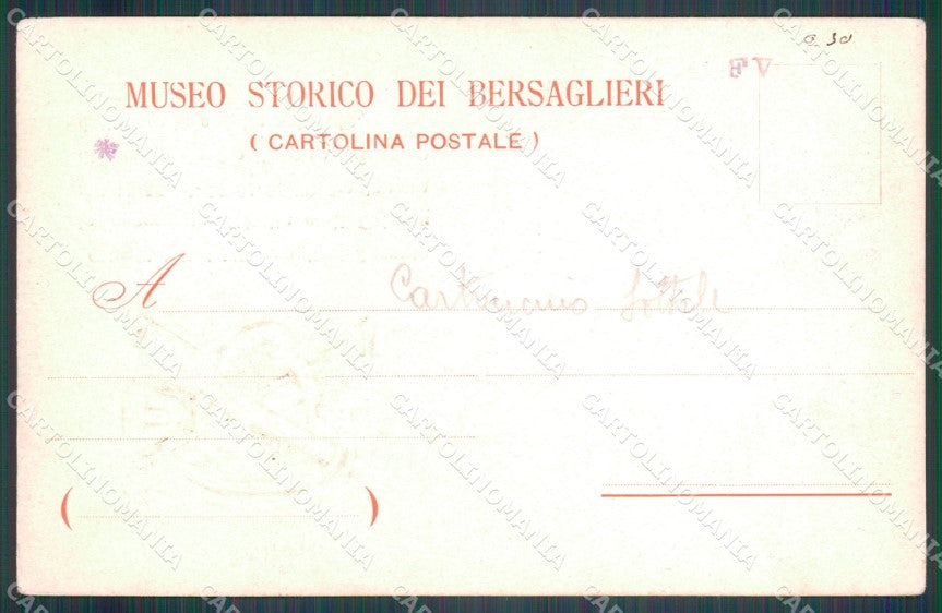 Militari Campagne D'Italia Crimea Bersaglieri cartolina XF1321 – retro