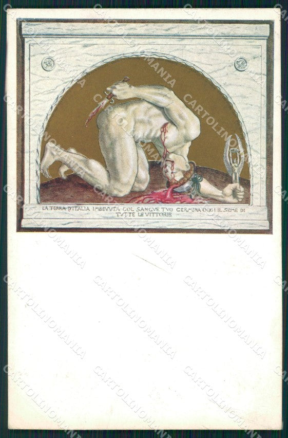 Militari V Reggimento Bersaglieri cartolina XF1334 – fronte