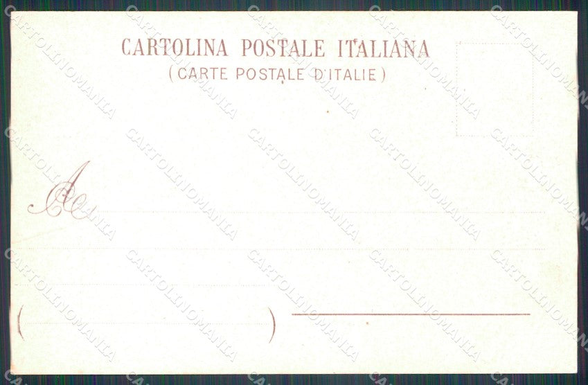 Militari Esercito Italiano Bersaglieri alla Baionetta Rinaldi cartolina XF1338 – retro