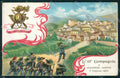Militari IX Regg Bersaglieri 32º Batt 11º Compagnia Valguarnera cartolina XF1357 – fronte