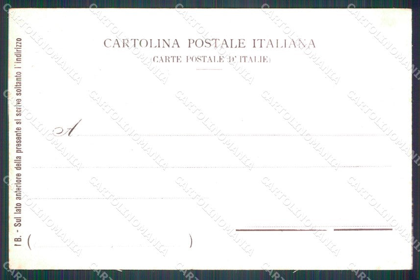 Militari VI Reggimento 13º Battaglione Bersaglieri Monte Vento cartolina XF1359 – retro