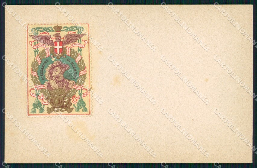 Militari I Reggimento Bersaglieri Alessandro La Marmora cartolina XF1368 – fronte