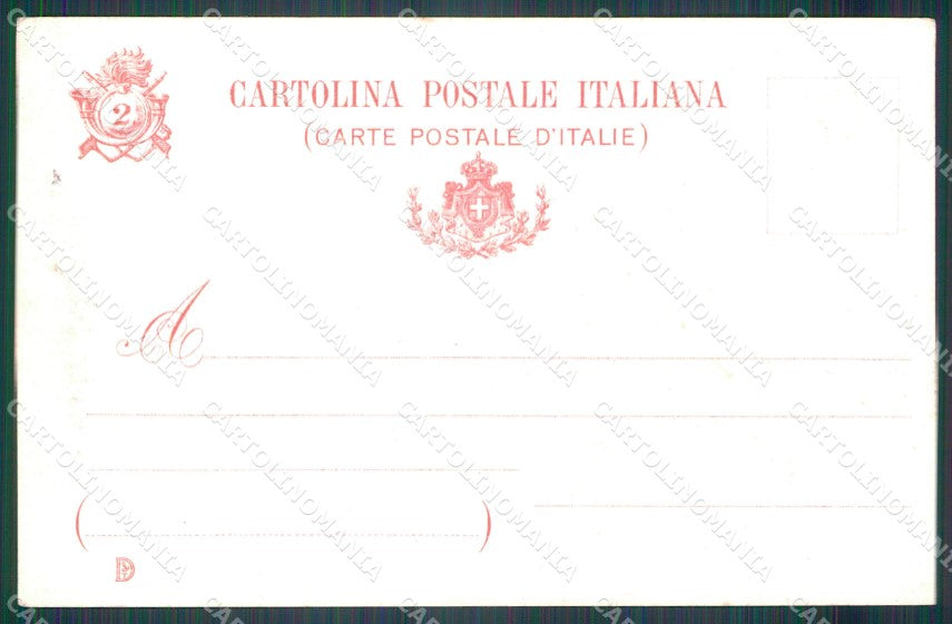 Militari II Reggimento Bersaglieri II IV XVII Battaglione Roma cartolina XF1386 – retro