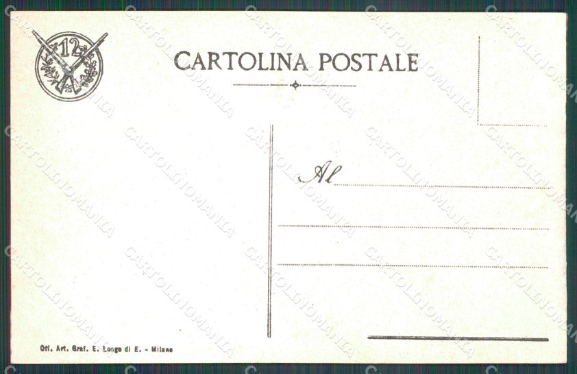 Militari 23º Reggimento Bersaglieri Castel Borgocartolina XF1417 – retro