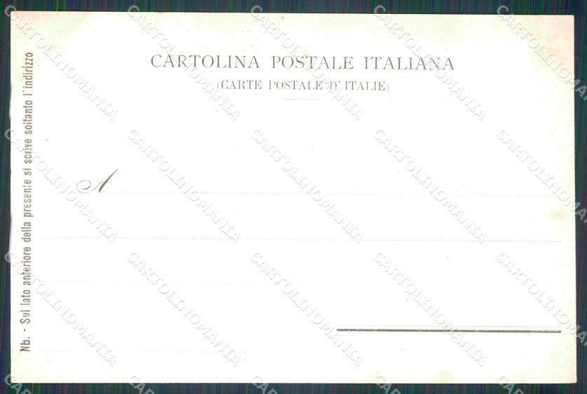 Militari VI Reggimento Bersaglieri 6º 13º 19º Battaglione cartolina XF1440 – retro