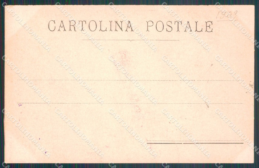 Militari VI Reggimento Bersaglieri 6º 13º 19º Battaglione cartolina XF1445 – retro