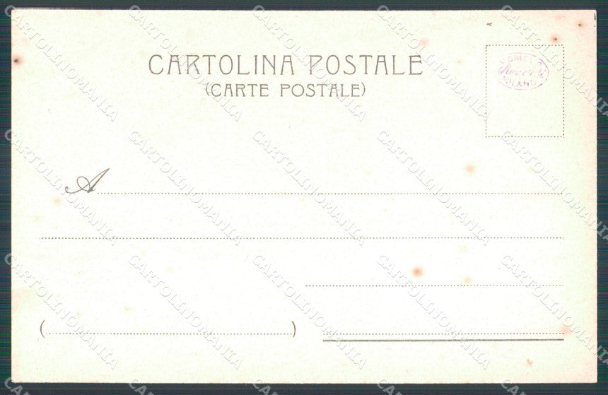 Militari IV Reggimento Bersaglieri Parilli cartolina XF1483 – retro
