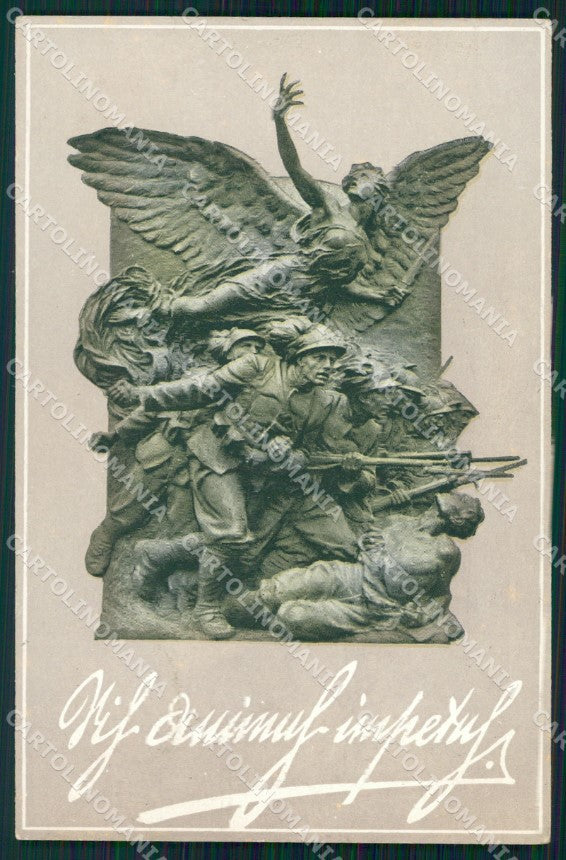 Militari IV Reggimento Bersaglieri Ciclisti Ceragioli cartolina XF1485 – fronte
