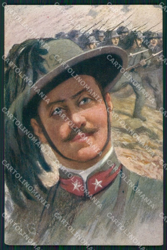Militari Propaganda WWI Bersaglieri GG cartolina XF1491 – fronte