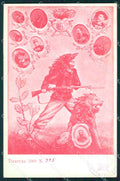 Militari VI Reggimento Bersaglieri 995/1000 cartolina XF1505 – fronte