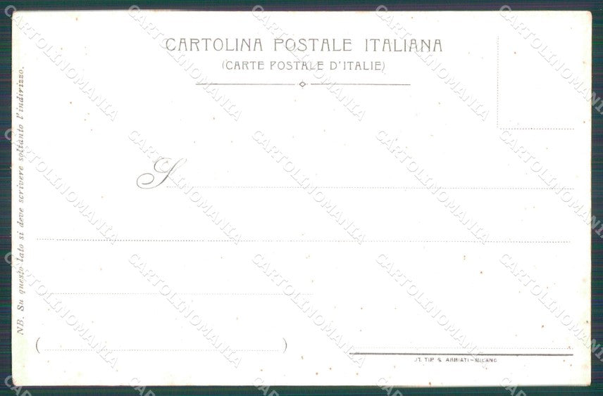 Militari VII Reggimento Bersaglieri Compagnia Ciclisti cartolina XF1506 – retro