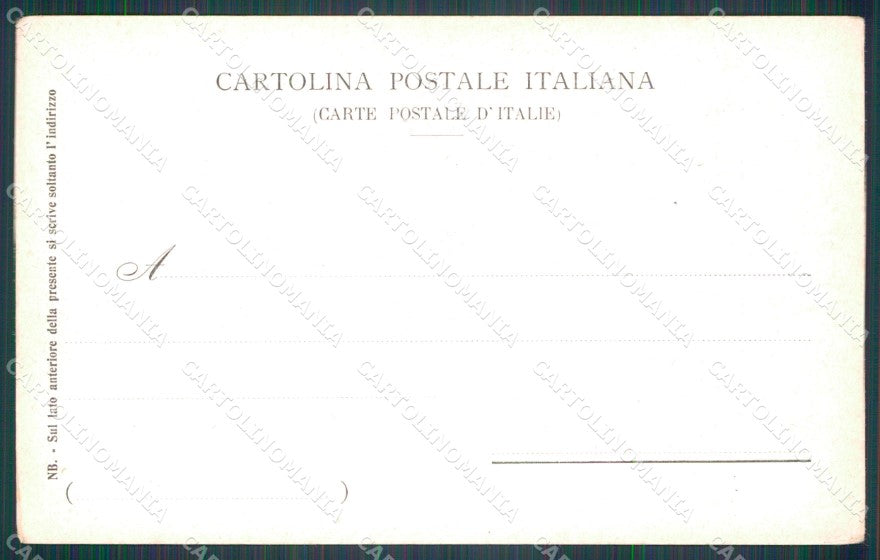 Militari VI Reggimento Bersaglieri Nucleo Ciclisti cartolina XF1513 – retro