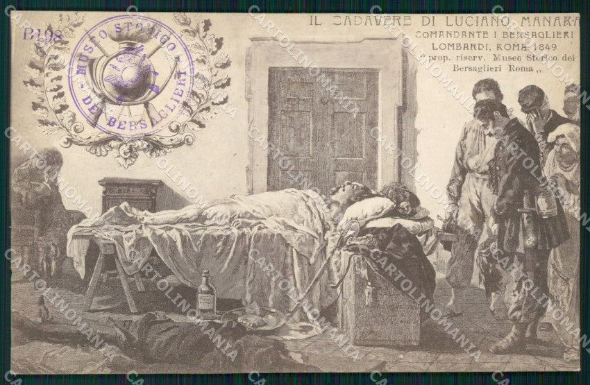 Militari Museo Storico Bersaglieri Alessandro La Marmora cartolina XF1518 – fronte