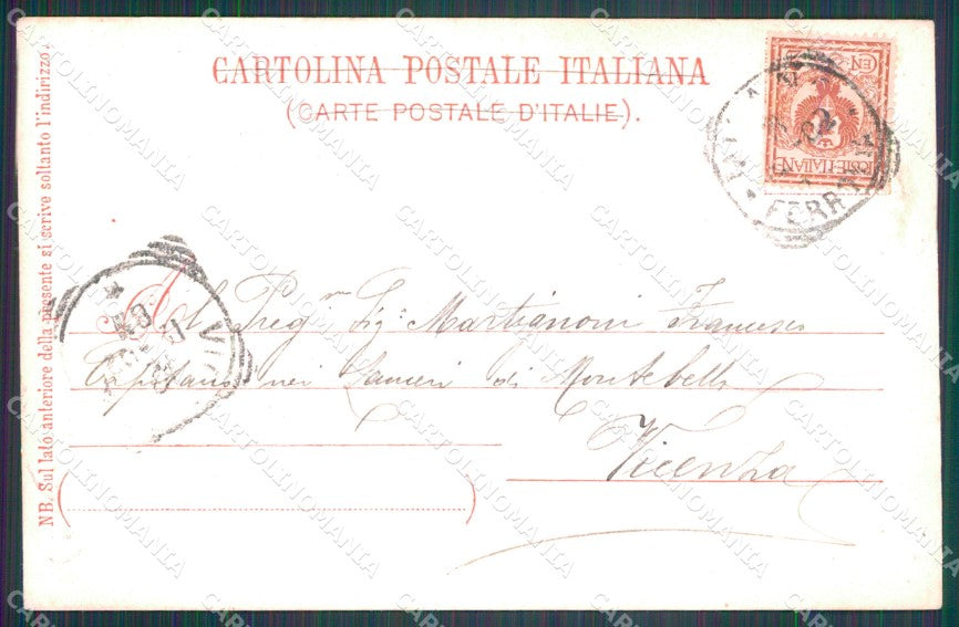 Militari VII Reggimento Bersaglieri cartolina XF1521 – retro